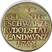 1 Pfennig - John Frederick, Germany, 1752-1753 reverse image
