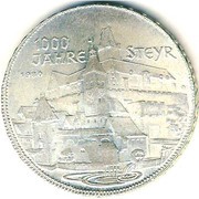 500 Schilling Steyr, Austria, 1980 reverse image