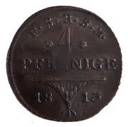 4 Pfennige - Frederick Günther, Germany, 1812-1813 reverse image