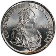 500 Schilling Maria Theresia, Austria, 1980 reverse image