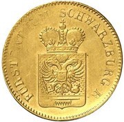 6 Kreuzers - Frederick Günther Gold Pattern obverse image