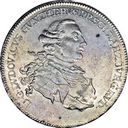 1 Thaler - Louis Günther II obverse image