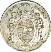 1 Thaler - Louis Günther II, Germany, 1786 reverse image