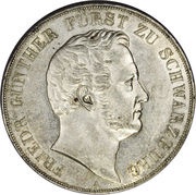 2 Thalers / 3½ Gulden - Frederick Günther obverse image