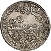 2 Thalers - Christian William I and Anthony Günther II obverse image