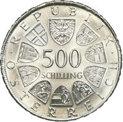 500 Schilling Otto Bauer obverse image
