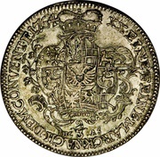 ⅔ Thaler - Christian Günther III, Germany, 1764 reverse image