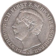 1 Vereinsthaler - Günther Frederick Charles II obverse image