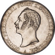 2 Thalers / 3½ Gulden - Günther Frederick Charles II obverse image