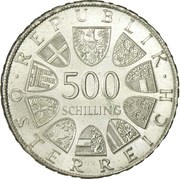 500 Schilling Religious Tolerance obverse image