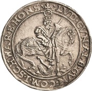½ Thaler - Albert VIII, Günther XLII, Anthony Henry, John Günther II and Christian Günther I, Germany, 1605-1608 reverse image
