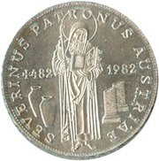 500 Schilling St. Severin, Austria, 1982 reverse image
