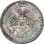 1 Thaler - Günther XLI, Germany, 1571 reverse image