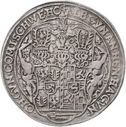 1 Thaler - Albert VII, Günther XLII, Anthony Henry, John Günther II and Christian Günther obverse image