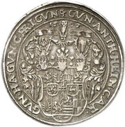 1 Thaler - Albert VIII, Günther XLII, Anthony Henry, John Günther II and Christian Günther I obverse image