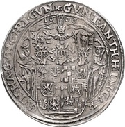 1 Thaler - Albert VIII, Günther XLII, Anthony Henry, John Günther II and Christian Günther I obverse image