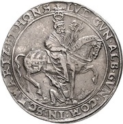 1 Thaler - Albert VIII, Günther XLII, Anthony Henry, John Günther II and Christian Günther I, Germany, 1606-1609 reverse image