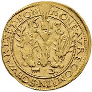 1 Goldgulden - Charles Günther, Louis Günther, Albert Günther, Günther XLII, Anthony Henry, John Günther II and Christian Günther obverse image