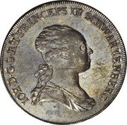 1 Thaler - John obverse image