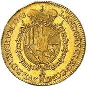 1 Ducat - Joseph Adam, Germany, 1768 reverse image