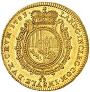 1 Ducat - John, Germany, 1783 reverse image