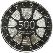 500 Schilling Leopold Figl obverse image
