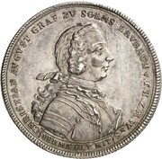 1 Thaler - Christian August Marriage obverse image