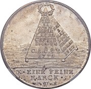1 Thaler - Charles Otto, Germany, 1770 reverse image