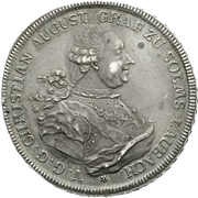 1 Thaler - Christian August obverse image