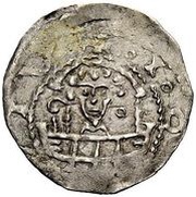Denier - John I and emperor Henry IV obverse image