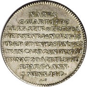 ⅛ Thaler - August Philip Death of Francis Christoph, Germany, 1770 reverse image
