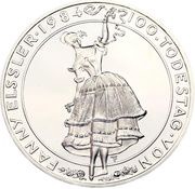 500 Schilling Fanny Elssler, Austria, 1984 reverse image