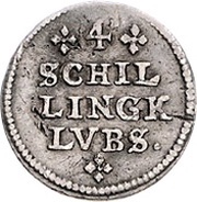 4 Schilling Lübisch, Germany, 1600 reverse image