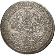 1 Thaler, Germany, 1621 reverse image