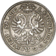 2 Thalers, Germany, 1686 reverse image