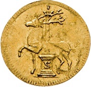 ⅛ Ducat - Frederick Botho, Germany, 1739 reverse image