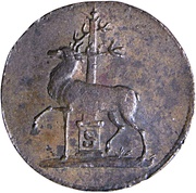 1 Pfenning - Charles Louis and Henry Christian Frederick obverse image