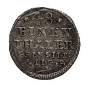 1⁄48 Thaler - Christof Frederick and Jost Christian, Germany, 1711-1738 reverse image