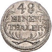 1⁄48 Thaler - Christof Louis II, Germany, 1759 reverse image