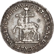 1 Groschen - Christof Louis II and Frederick Botho, Germany, 1741-1758 reverse image