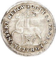 1⁄24 Thaler - Frederick Botho and Charles Louis, Germany, 1762 reverse image
