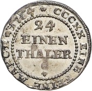 1 Groschen - Frederick Botho and Charles Louis, Germany, 1763-1764 reverse image