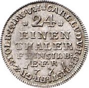 1 Groschen - Charles Louis and Henry Christian Frederick obverse image