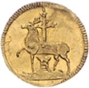 ⅛ Ducat - Christof Louis II and Frederick Botho, Germany, 1739 reverse image