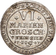 6 Mariengroschen - Christoph Frederick and Jost Christian Ausbeute obverse image