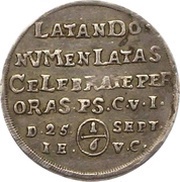 ⅙ Thaler - Christof Louis II and Frederick Botho, Germany, 1755 reverse image
