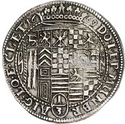 ⅓ Thaler - John Martin I, Germany, 1669 reverse image