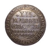 12 Mariengroschen - Christoph Frederick and Jost Christian Ausbeute obverse image