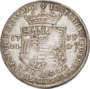 ⅓ Thaler - Jost Christian and Christof Louis II obverse image