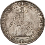 ⅓ Thaler - Jost Christian and Christof Louis II, Germany, 1739 reverse image